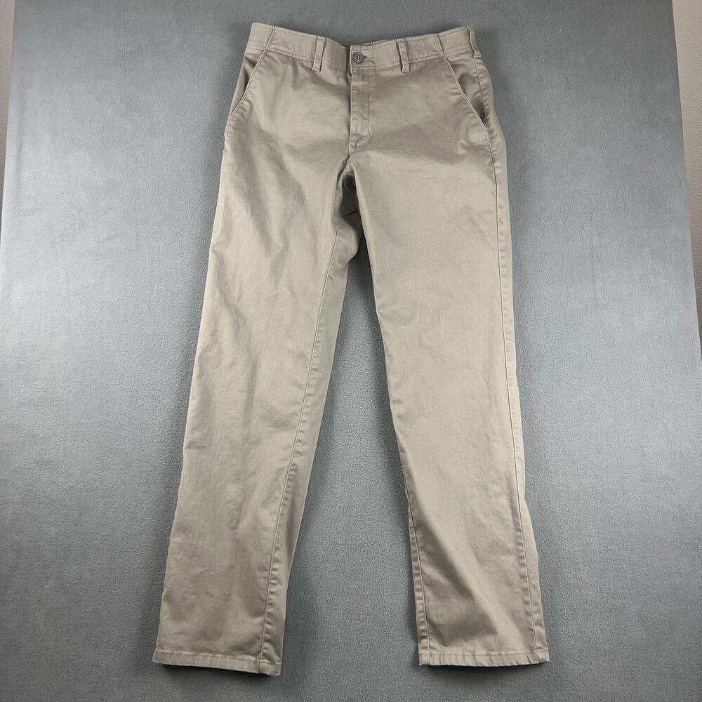 Lee Pants Mens 34X34 Beige Extreme Comfort Straight Leg Stretch Chino Workwear